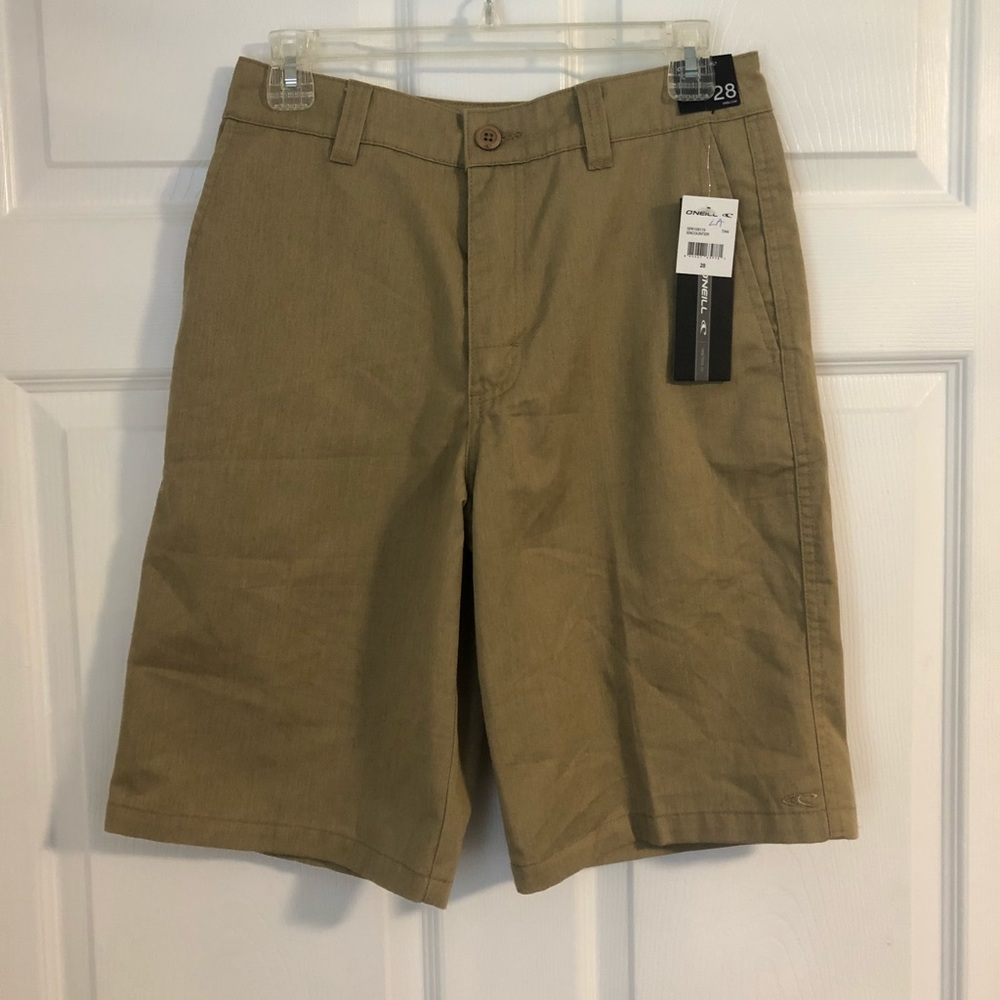 NWT O’Neill Relaxed Fit Dark Tan Shorts